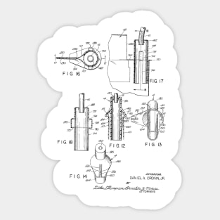 Urinary Drainage System Vintage Patent Hand Drawing Sticker